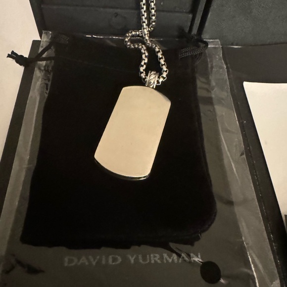 ⚡️David Yurman 22’ inch Rare Dog Tag Necklace - Picture 5 of 7